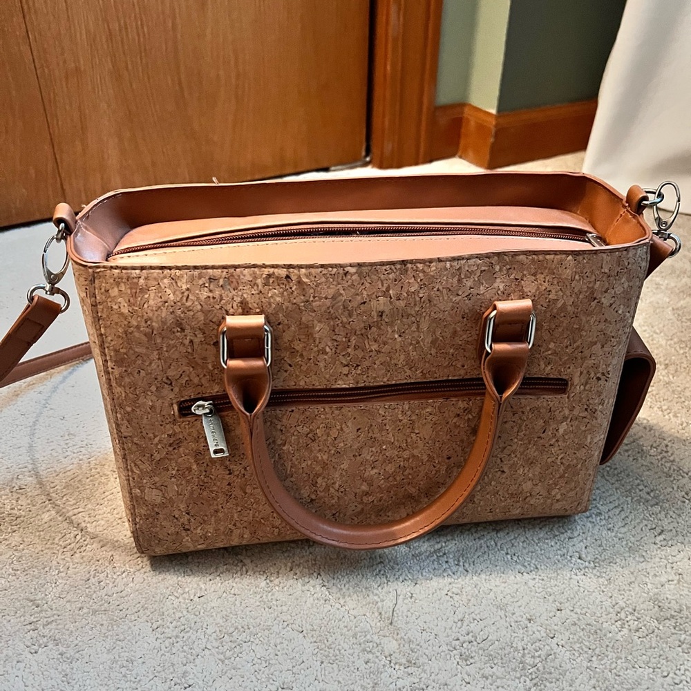Faux Cork Wine Purse